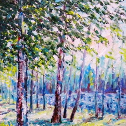 VERSO L'AUTUNNO - 2016 - Olio su tela 30 x 40